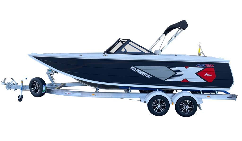 Quintrex 530 Freestyler Pro + Trailer 1400 ATM TA1400S13SB