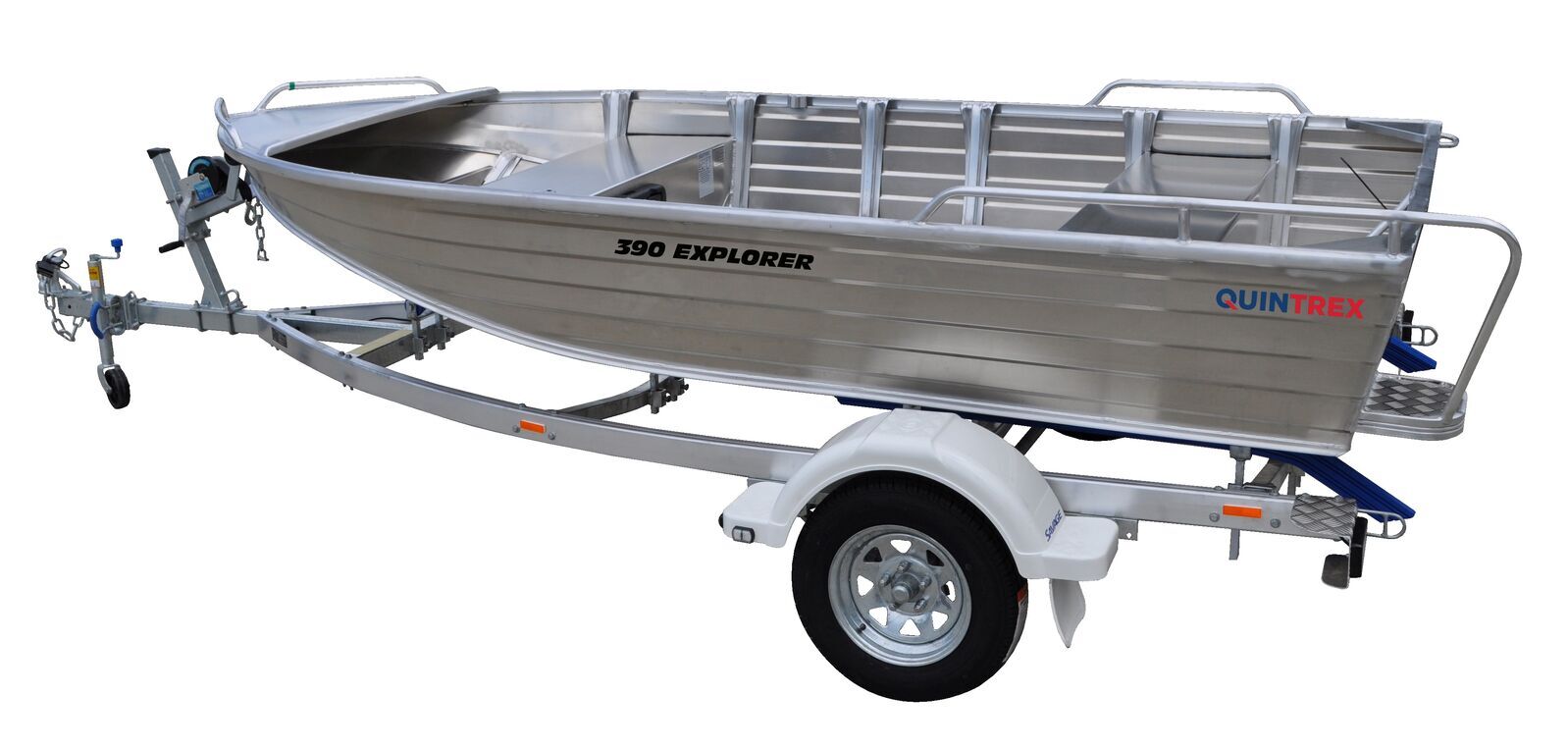 Quintrex 390E Explorer L/S + Trailer 749 ATM TALS749S13