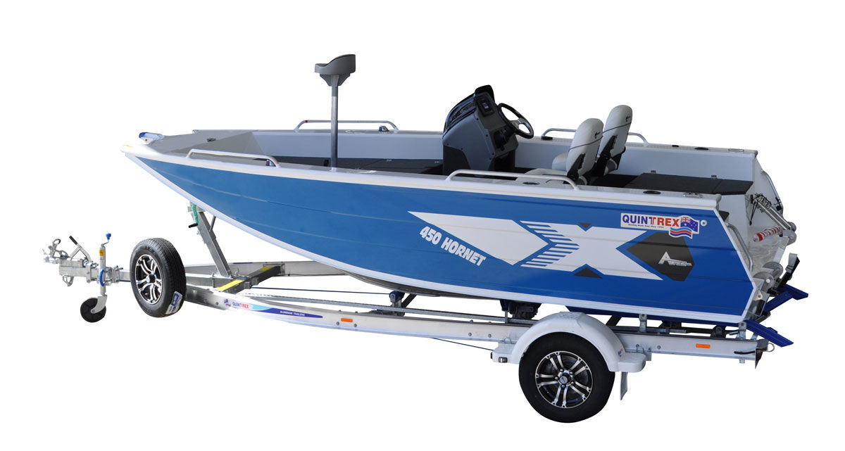 Quintrex 450 Hornet + Trailer 1298 ATM TA1298S13SB