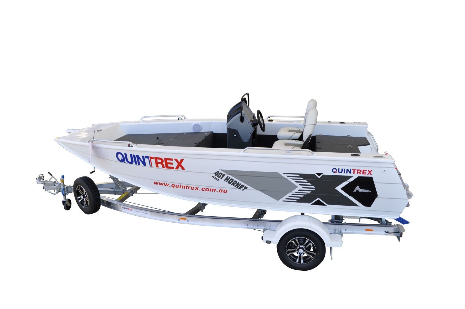 Quintrex 481 Hornet Pro + Trailer 1298 ATM TA1298S13SB