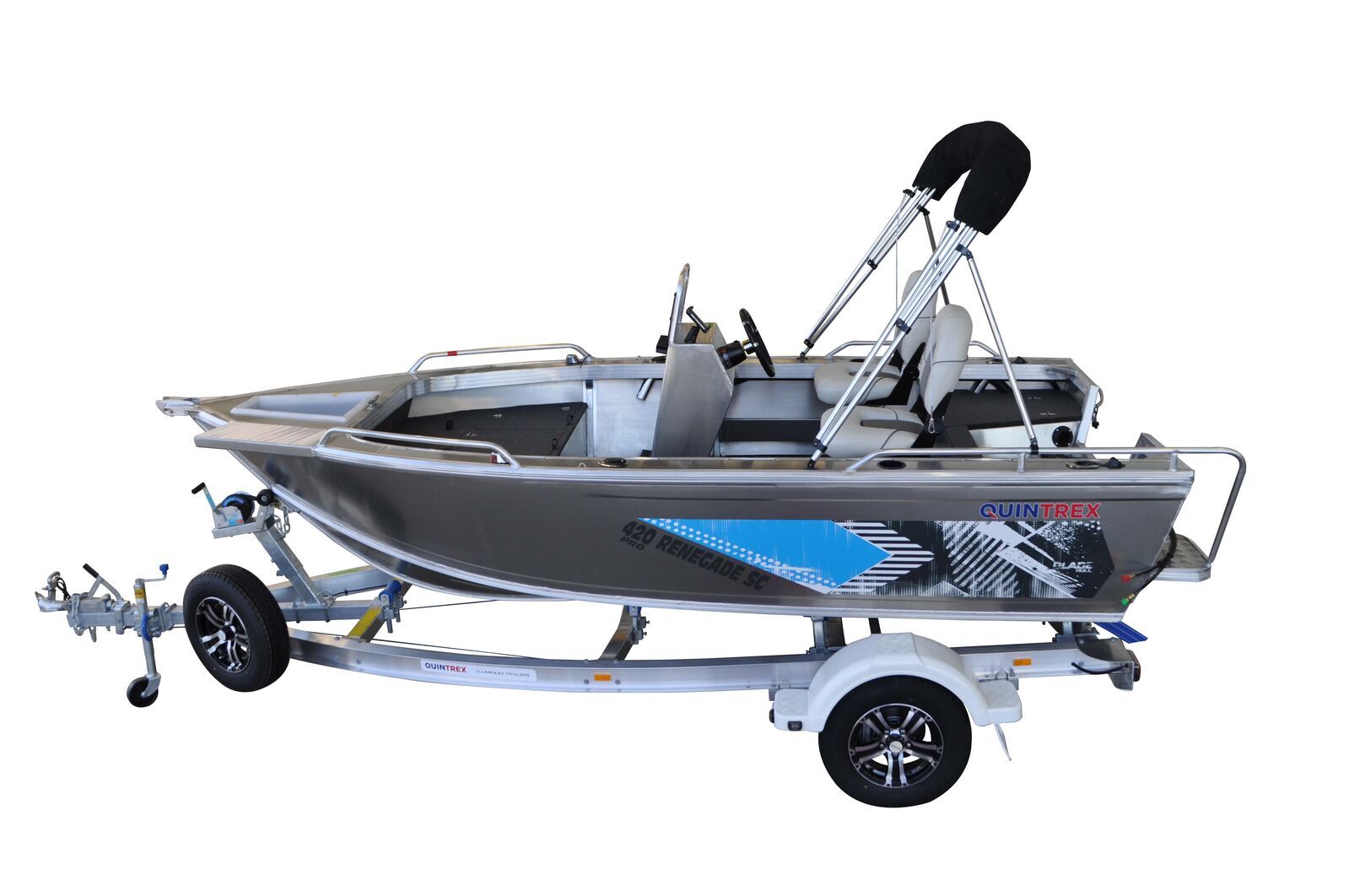 Quintrex 420 Renegade Pro SC + Trailer 749 ATM TALL749S13