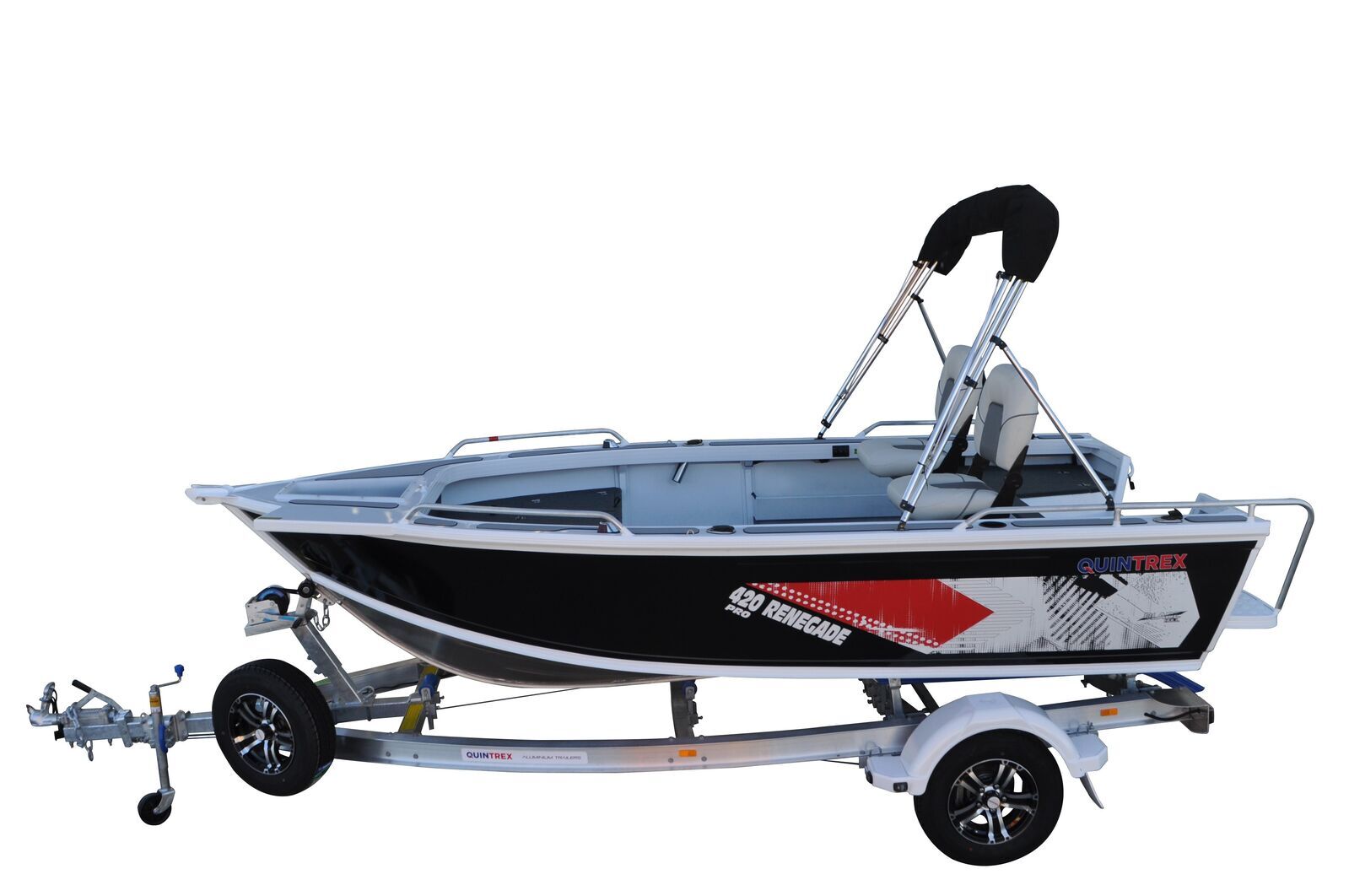 Quintrex 420 Renegade Pro TS + Trailer 1098 ATM TA1098S13SB