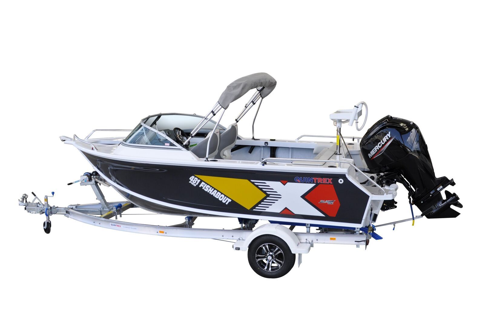 Quintrex 481 Fishabout Pro + Trailer 1298 ATM TA1298S13SB