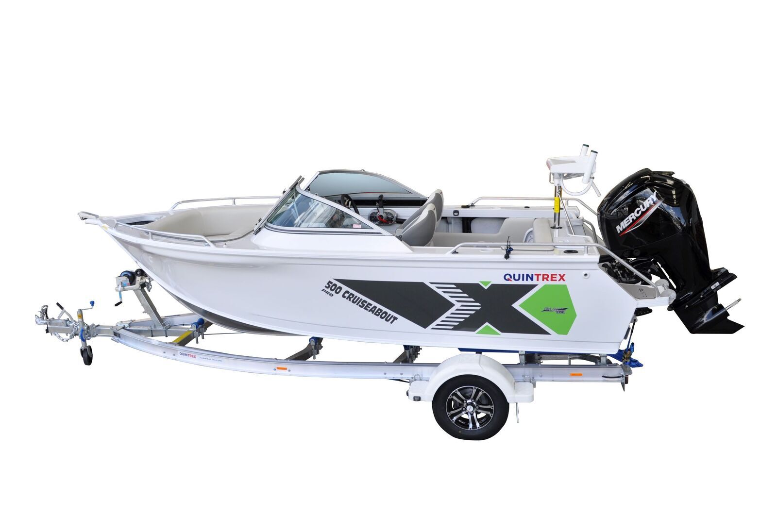Quintrex 500 Cruiseabout Pro + Trailer 1298 ATM TA1298S13SB