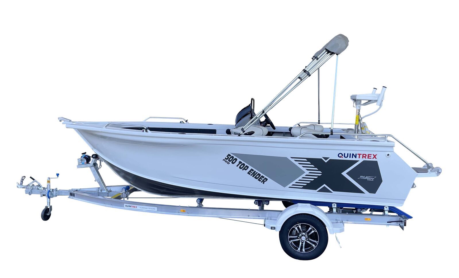 Quintrex 500 Top Ender Pro + Trailer 1298 ATM TA1298S13SB