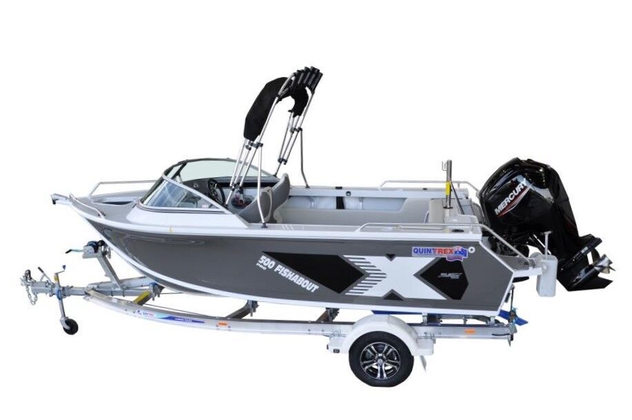 Quintrex 520 Fishabout Pro + Trailer 1400 ATM TA1400S13SB