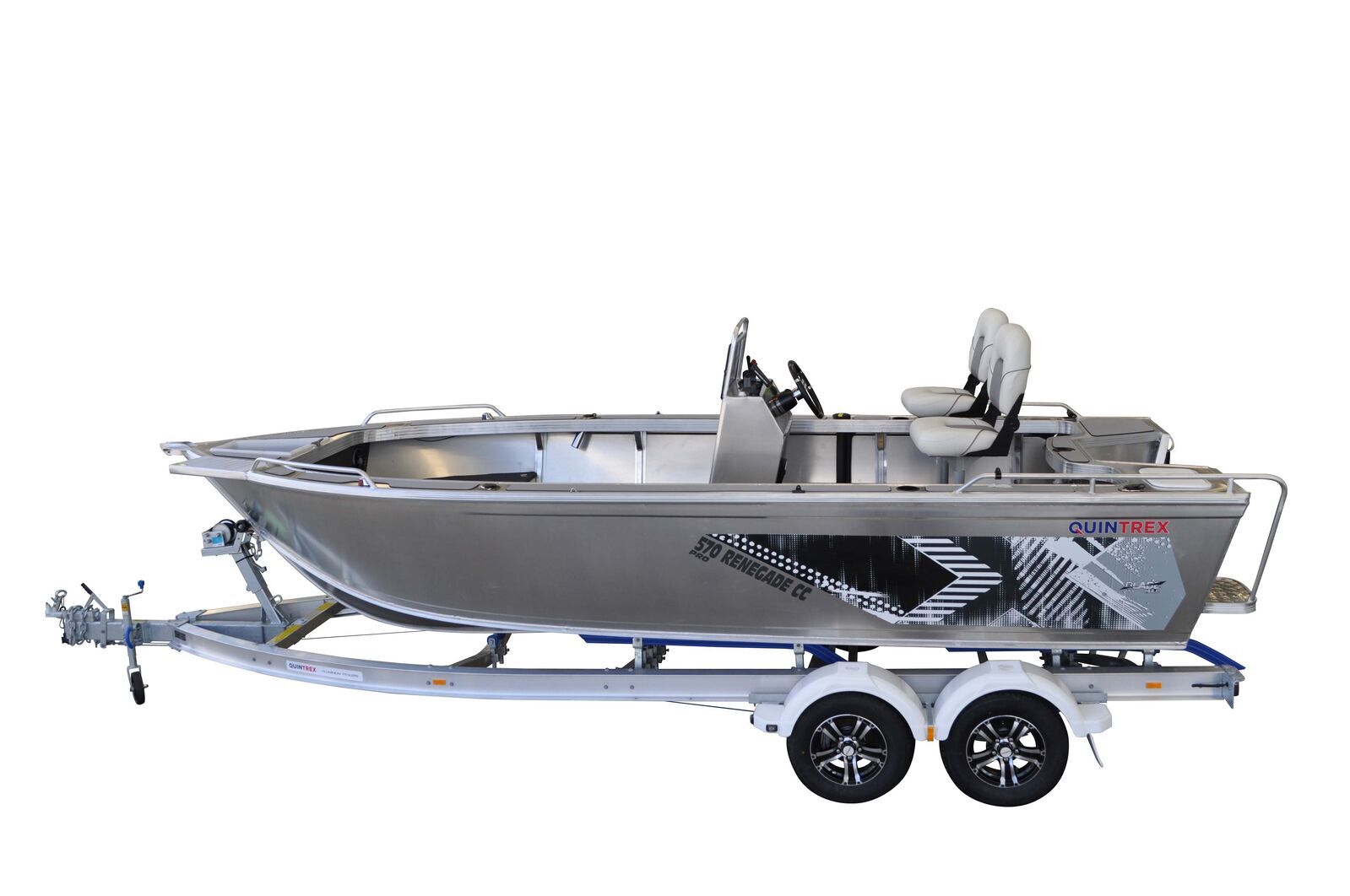 Quintrex 570 Renegade Pro CC + Trailer 2000 ATM TA2000T13SB