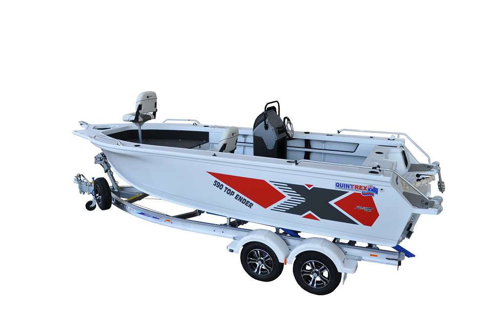 Quintrex 590 Top Ender + Trailer 2000 ATM TA2000T13SB