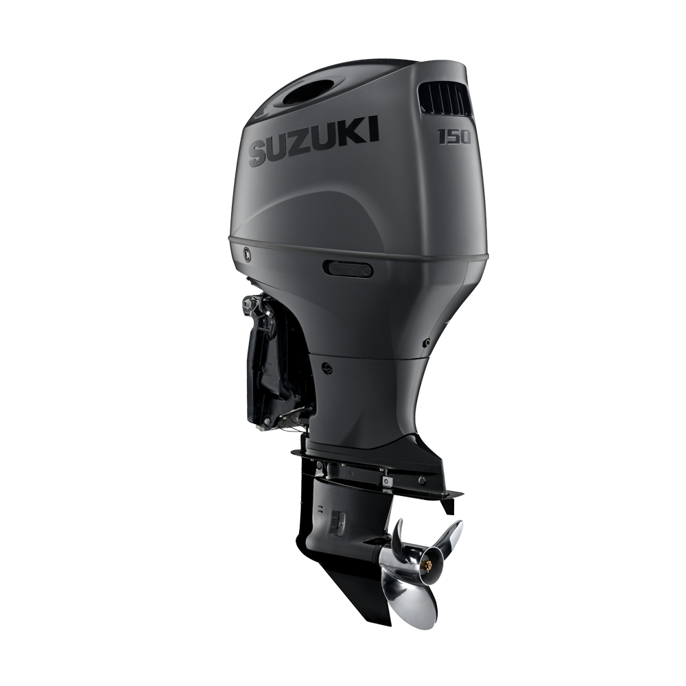 Suzuki DF150AP Stealth Outboard - Extra Long Shaft [Shaft Length (inches): 25] - Pearl Nebular Black