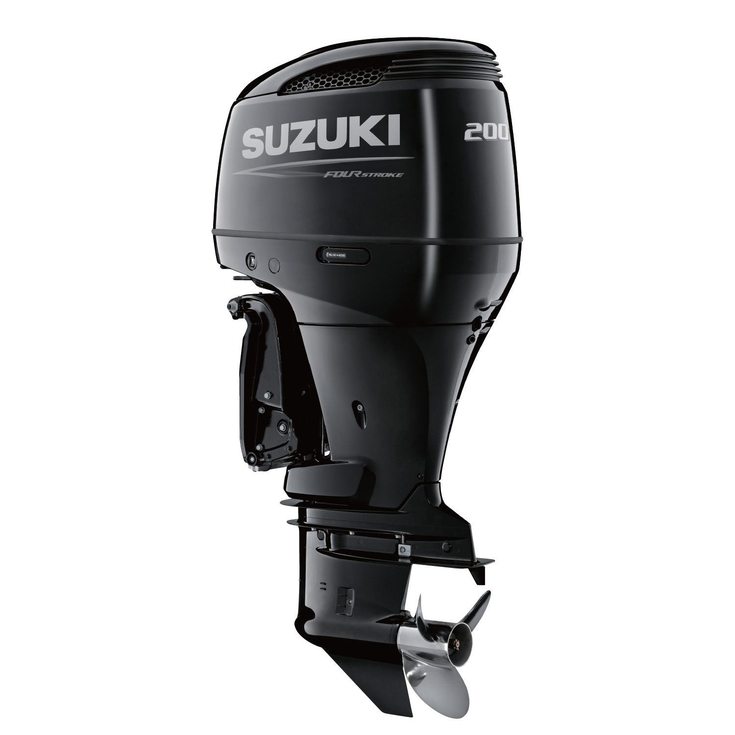 Suzuki DF200TX Outboard - Electric Start Extra Long Shaft [Shaft Length (inches): 25] - Black