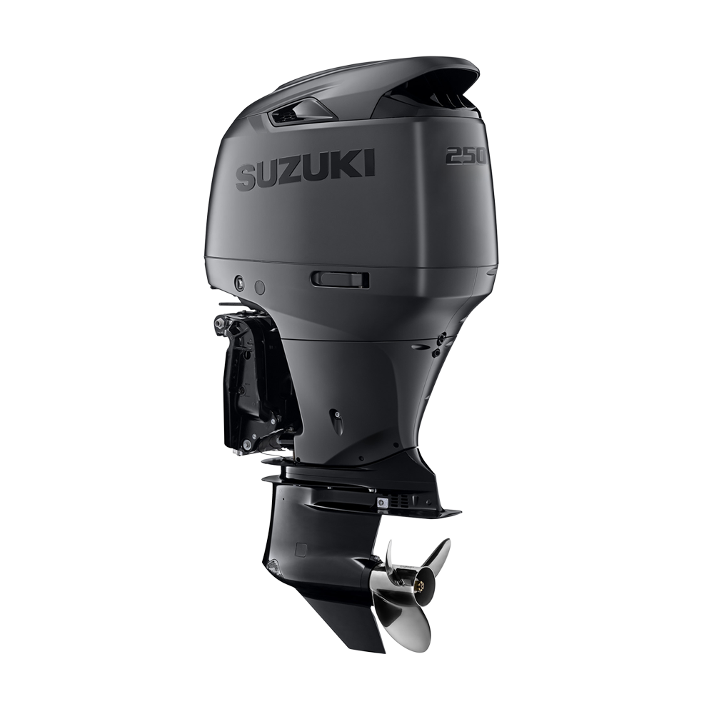 Suzuki DF250AUN Stealth Outboard - Pearl Nebular Black