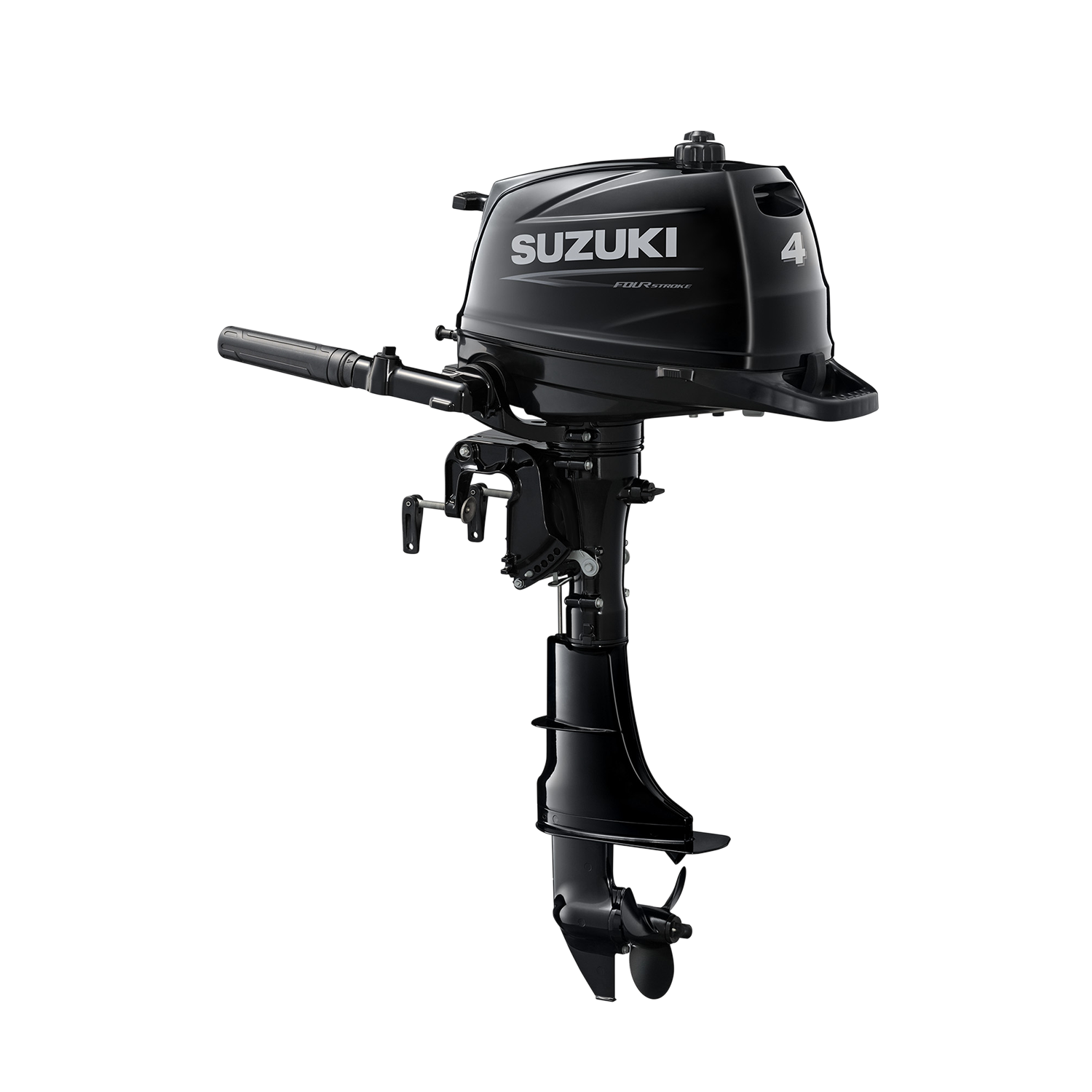Suzuki DF4A Outboard - Manual Start &amp; Tilt Short Shaft [Shaft Length (inches): 15]