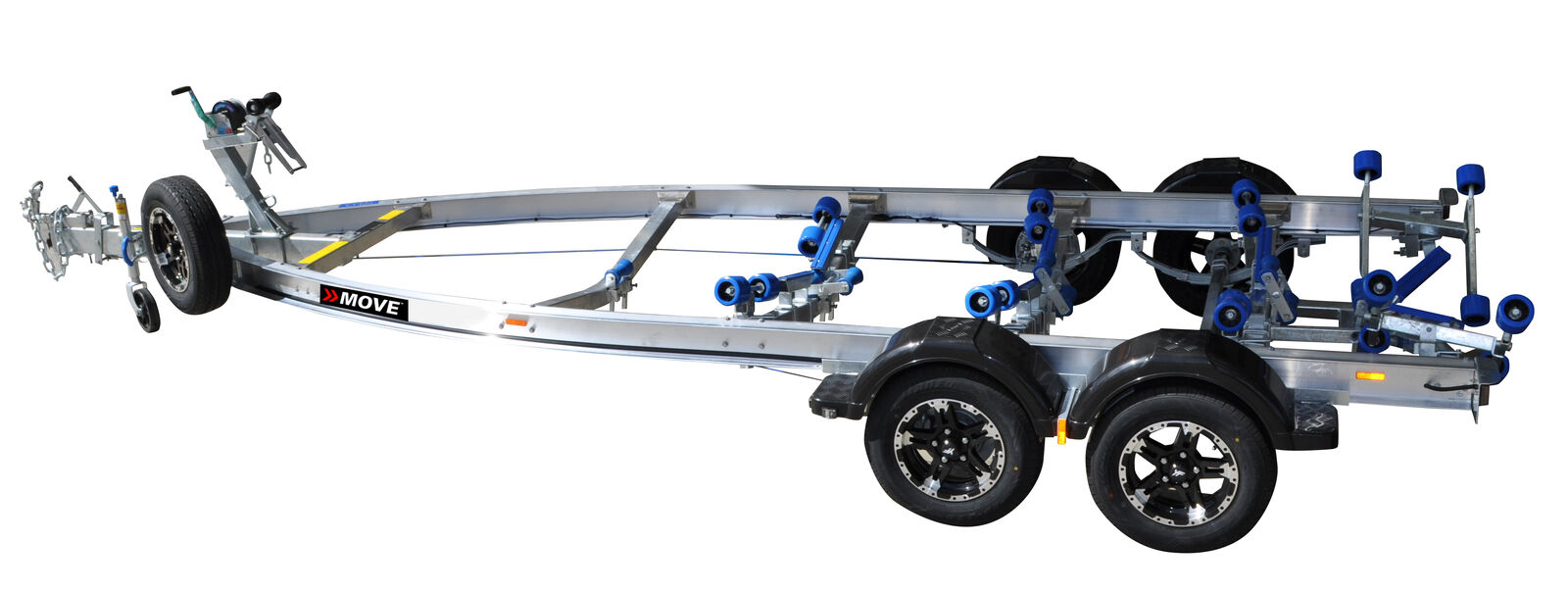 Move Trailers Alloy 1999 ATM Tandem Axle 13" Skid Braked Trailer Suits 5.7-5.9m Boats
