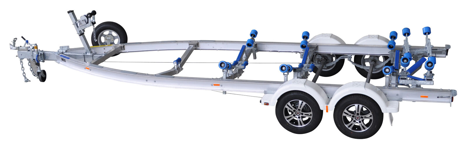 Move Trailers Alloy Blade 610 2000 ATM Tandem Axle 13" Roller Mech Braked Trailer Suits 6-6.3m Boats