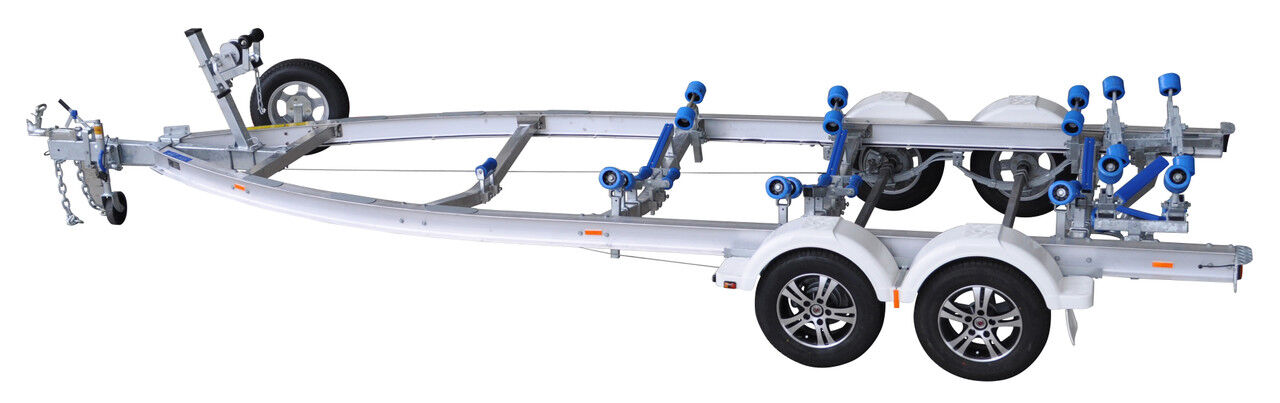 Move Trailers Alloy Blade 650 2000 ATM Tandem Axle 13" Roller Mech Braked Trailer Suits 6.4-6.65m Boats