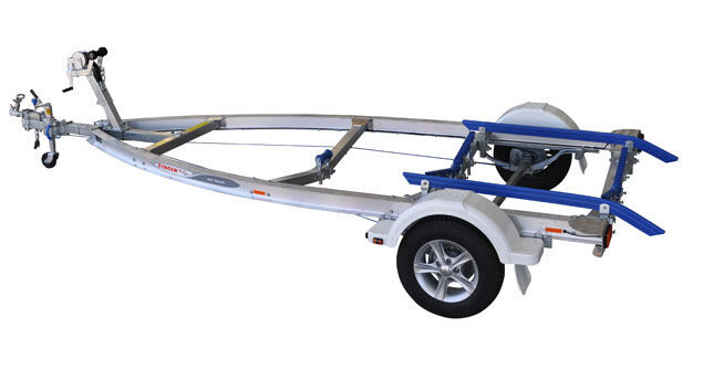 Move Trailers Aluminium Mechanical Braked Single Axle Trailer Suits 4.0m - 5.7m Boats