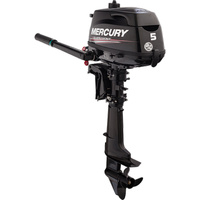 Mercury Marine 5HP FourStroke Outboard - Manual Start Short Shaft [Shaft Length (inches): 15]