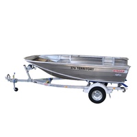 Stacer 379 Proline Territory Striker L/S Boat + Move Trailers 749 ATM Single Axle 13" Unbraked Trailer