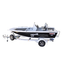 Stacer 449 Proline Angler L/S Boat + Move Trailers 1098 ATM Single Axle 13" Mech Braked Trailer