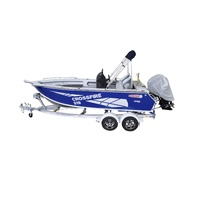 Stacer 519 Crossfire Side Console L/S Boat + Move Trailers 1595 ATM Single Axle 14" Mech Braked Trailer