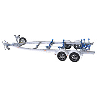 Move Trailers Alloy Blade 610 2000 ATM Tandem Axle 13" Roller Mech Braked Trailer Suits 6-6.3m Boats