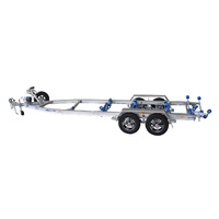 Move Trailers Alloy Blade 690 2600 ATM Tandem Axle 14" Roller Mech Braked Trailer Suits 6-7m Boats