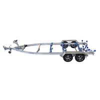 Move Trailers Aluminium Hydraulic Braked Tandem Axle Trailer Suits 6.1m - 8m Boats