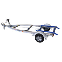 Move Trailers Aluminium Mechanical Braked Single Axle Trailer Suits 4.0m - 5.7m Boats